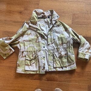All Saints Kids Tan Camouflage Jacket